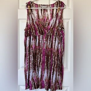 Swim by Avenue Swimsuit Cover Up Wood Beads‎ Size 26/28